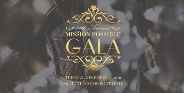 Mission Possible Honors Program Participants at Annual Charity Gala
