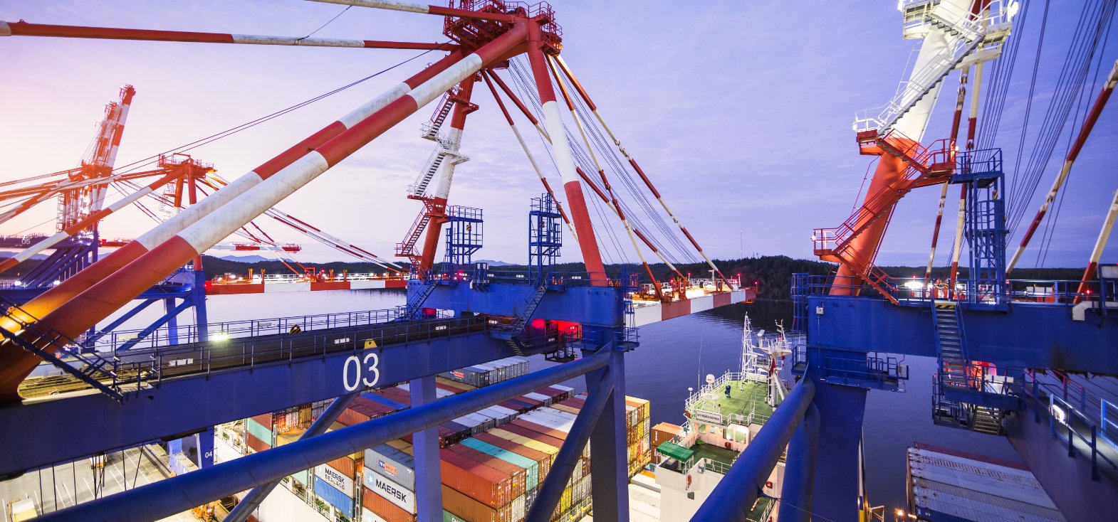 Prince Rupert Terminal at sunset